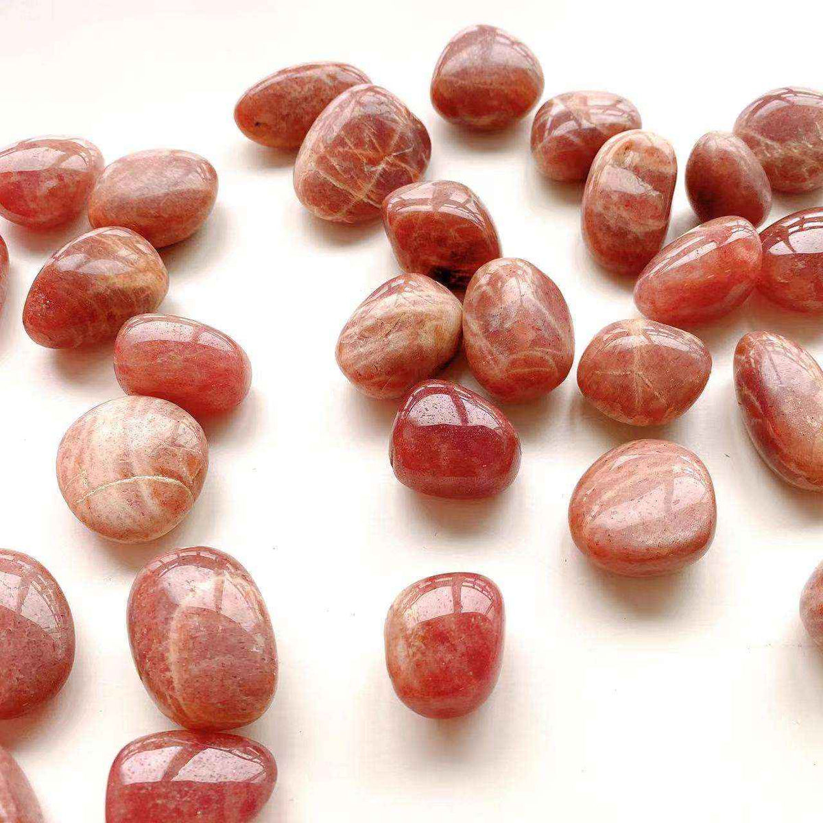 0.78-1.18in Golden Sun Tumble Stone|CrystalHola Wholesale