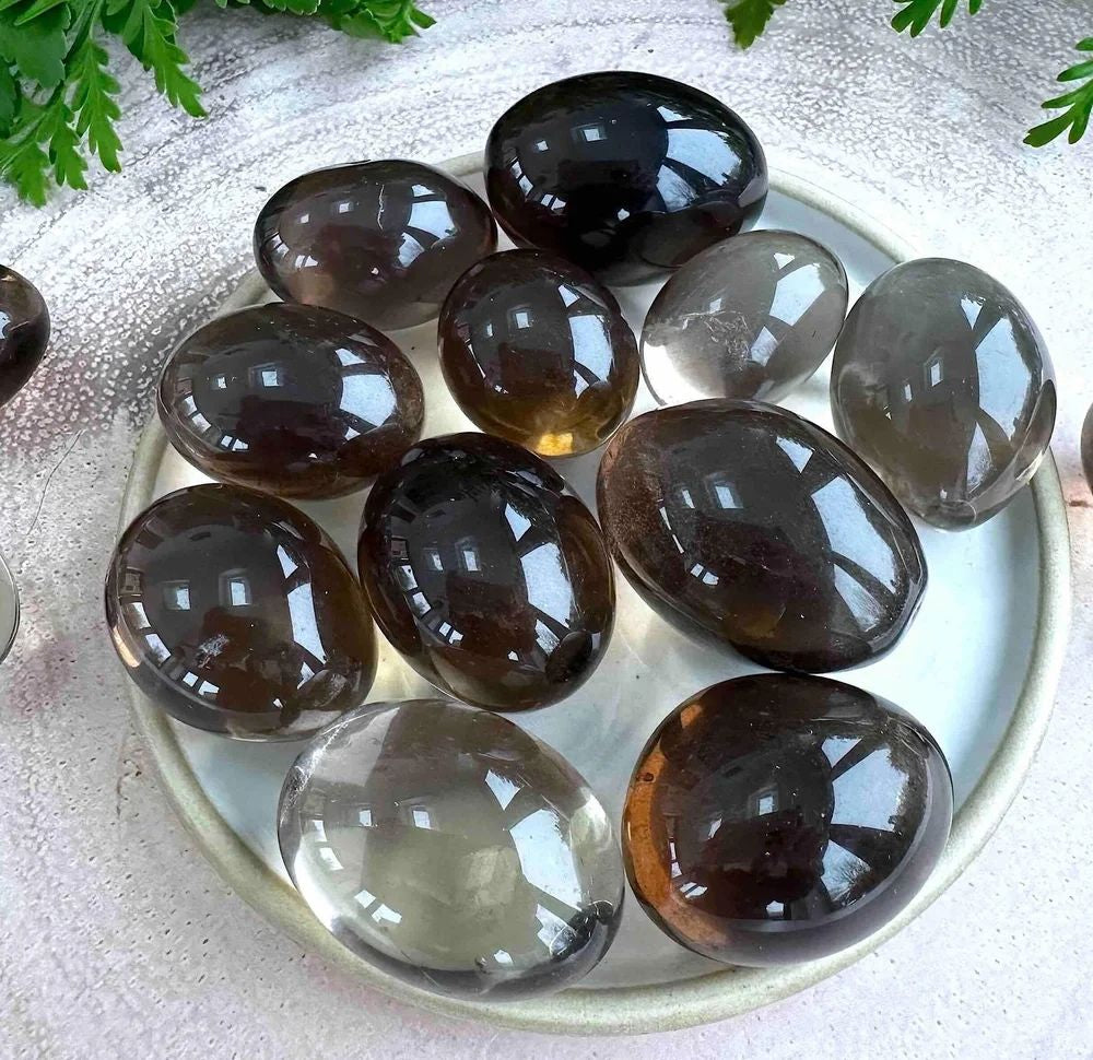 Pierre roulée en quartz fumé de 2 à 3 cm | Vente en gros CrystalHola