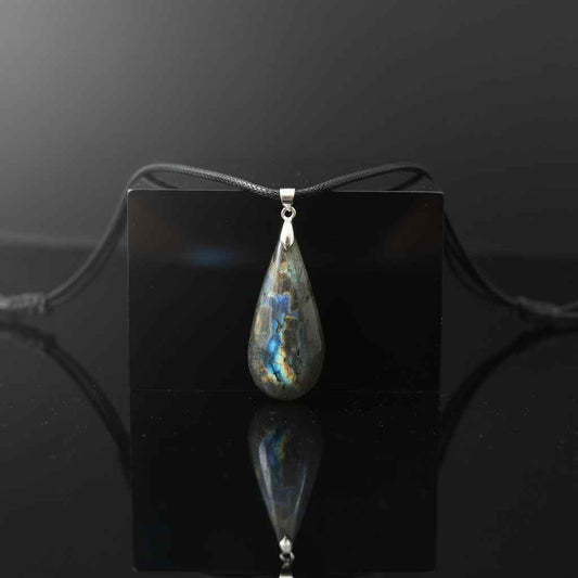 0.9-1.18in Labradorite Water Drop Pendant|Wholesale CrystalHola