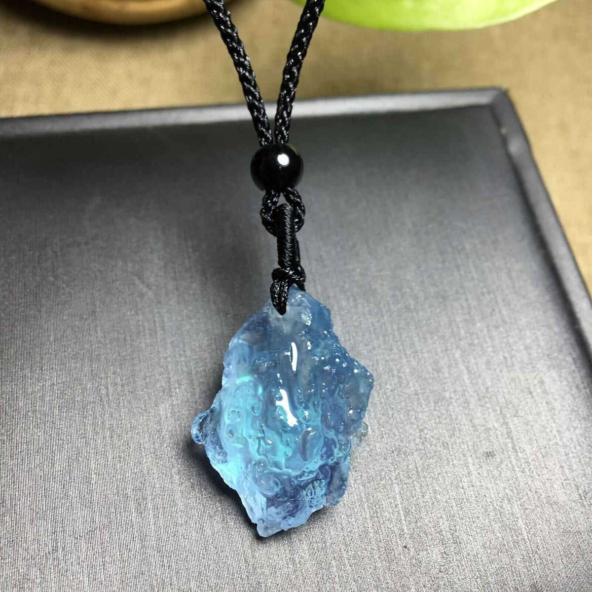 0.9-1.57in Aquamarine Pendant Raw|Wholesale CrystalHola