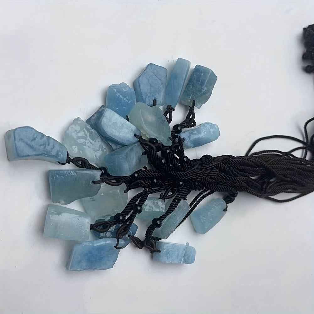0.9-1.57in Aquamarine Pendant Raw|Wholesale CrystalHola