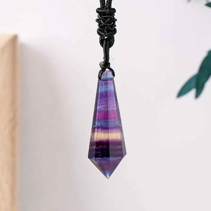 0.9-1.57in Fluorite Spiritual Pendulums Pendant |Wholesale CrystalHola