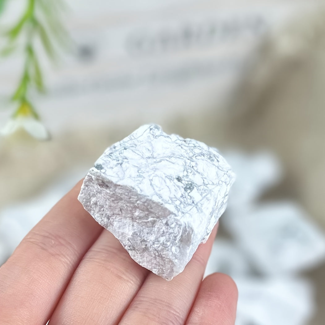 Howlite Raw Stone for Gifts and Decor