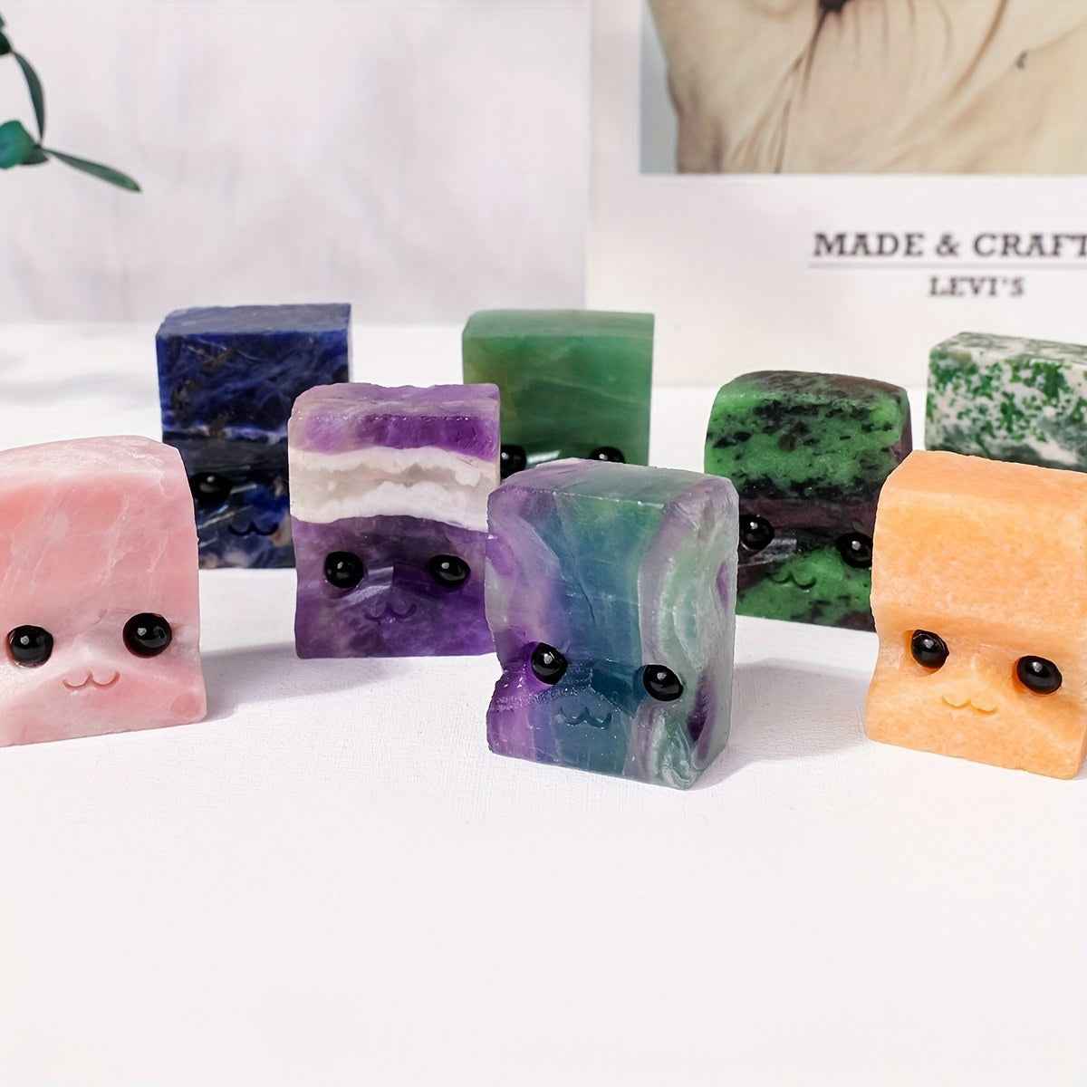 1.18-1.57in Crystal Material Hedgehog Carving |CrystalHola