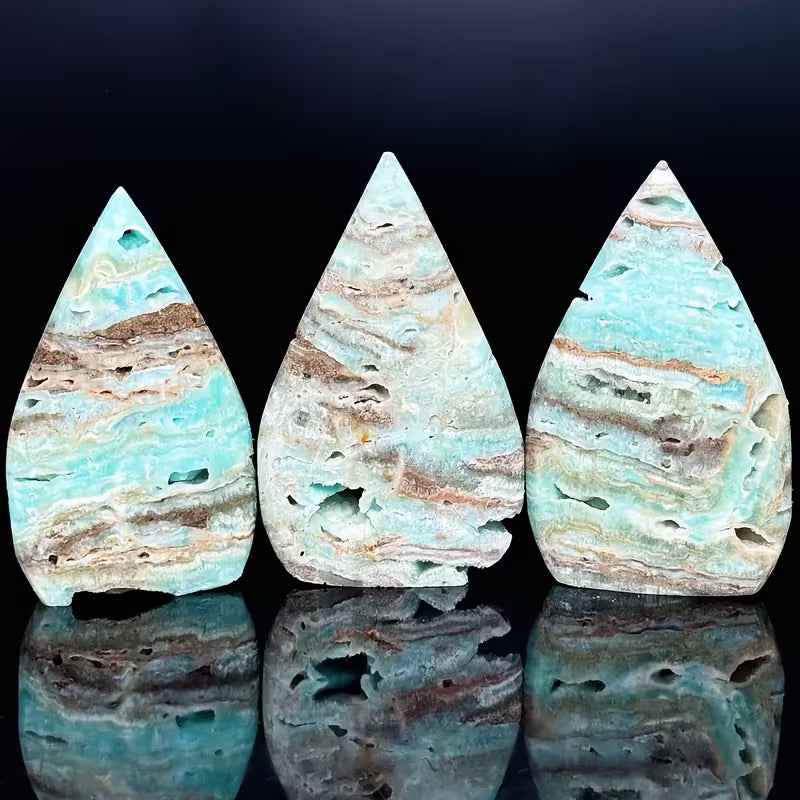 10-200g Hemimorphite Water Drop Freeform |CrystalHola Wholesale