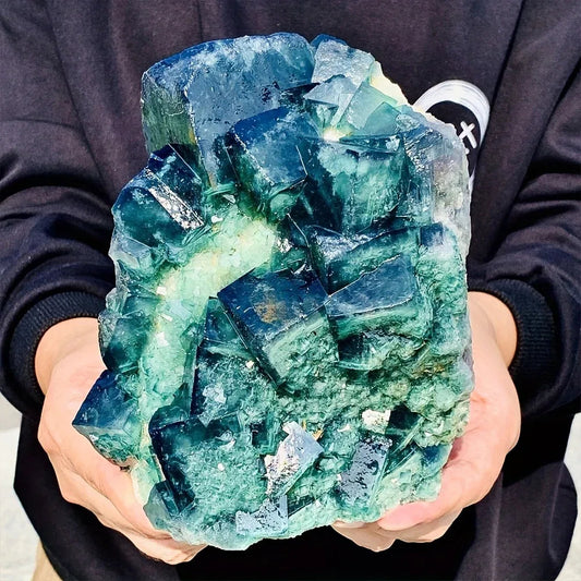 100-500g Green Flourite Mineral|CrystalHola
