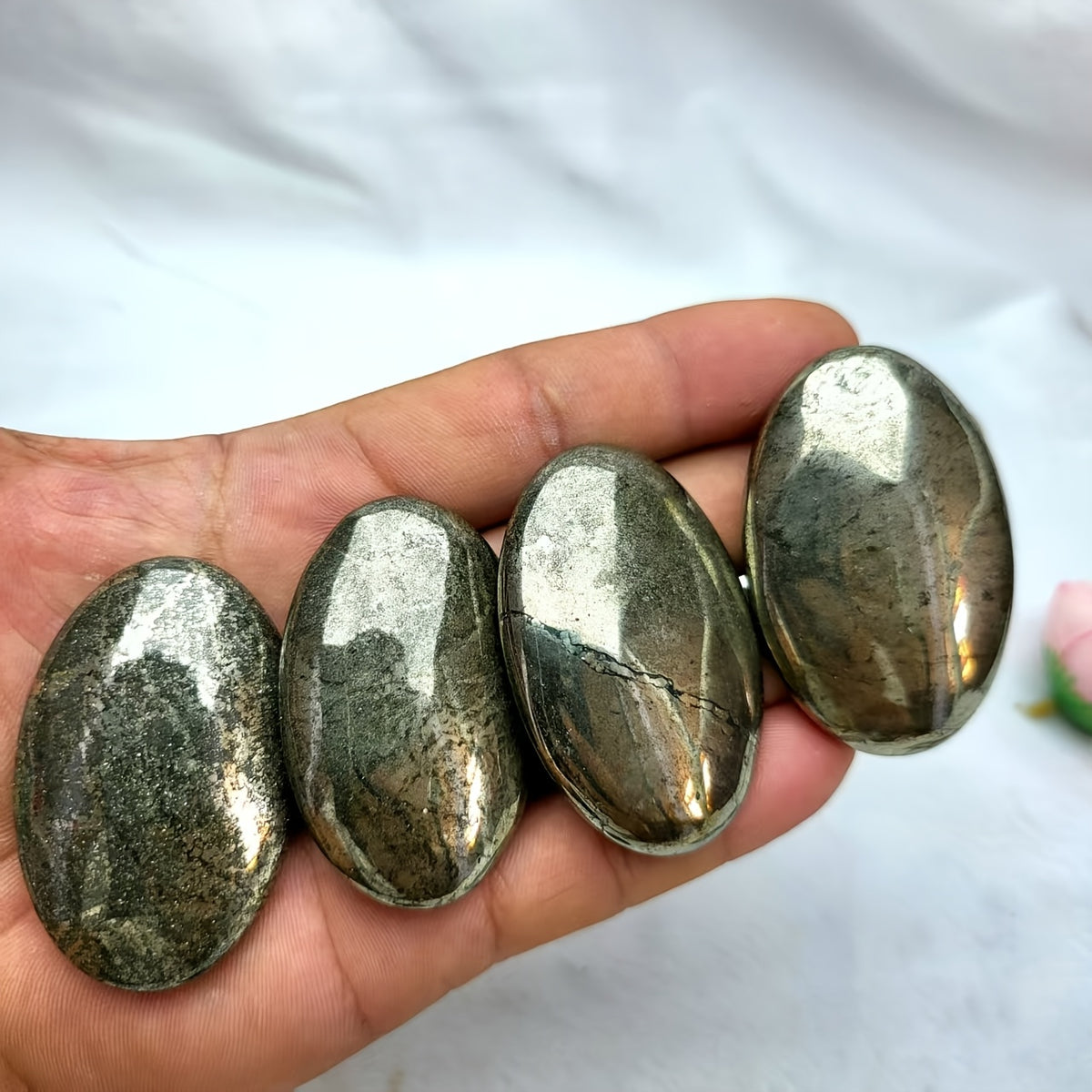Pyrite Palm Stone for Gifts