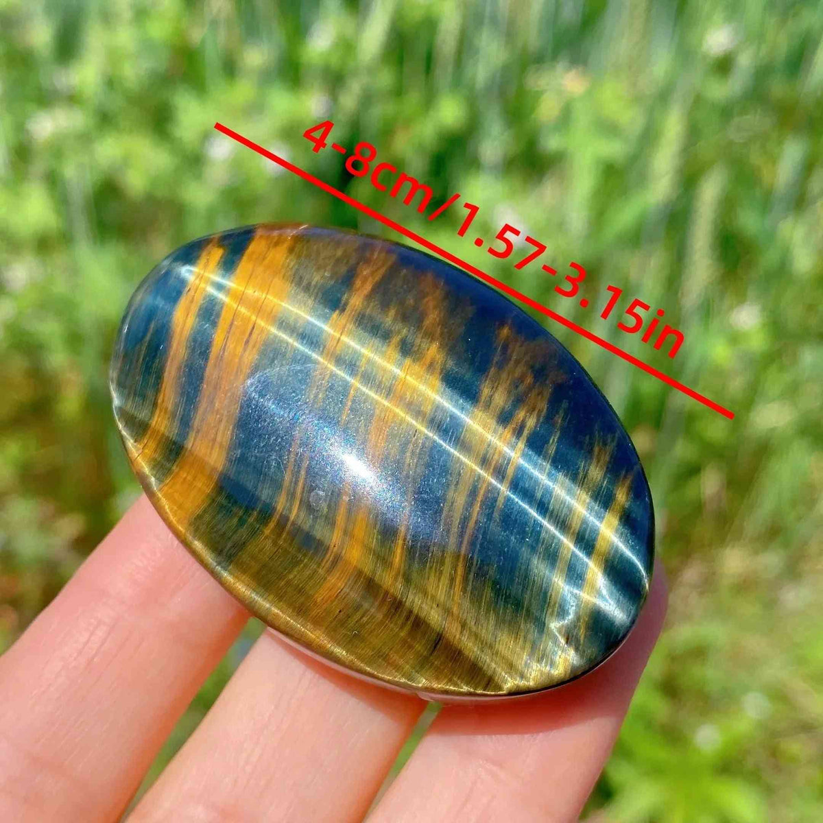 20-100gBlueTigerEyePalmStoneCrystaHolaHealingforGift_2 - CrystalHola