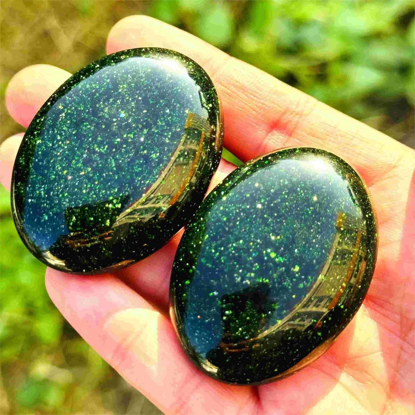 20-80gGreenSandstonePalmStoneCrystaHolaHealingforGift_4 - CrystalHola