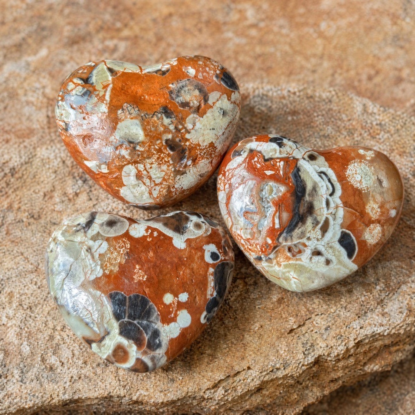 Money Agate Heart for Gifts