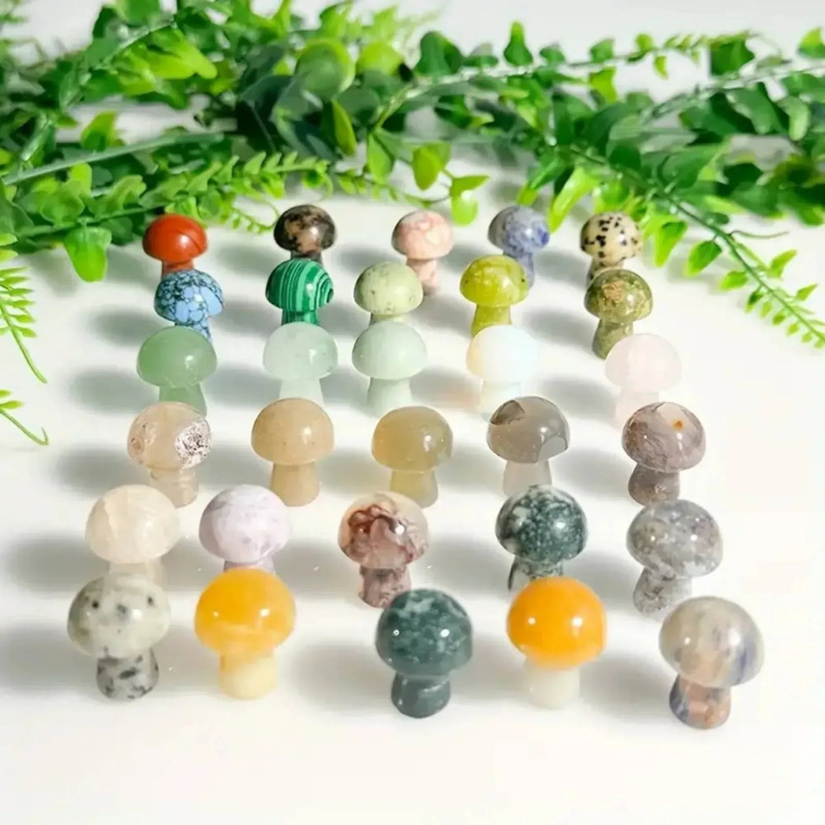 2cm Mini Mushroom Carving|CrystalHola