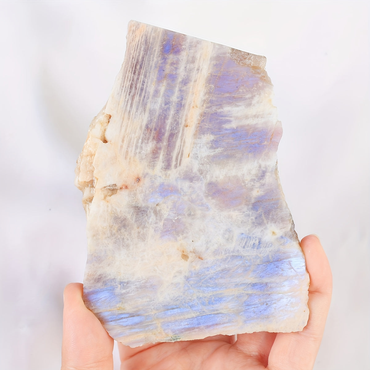Blue Moonstone Slice for Home Display