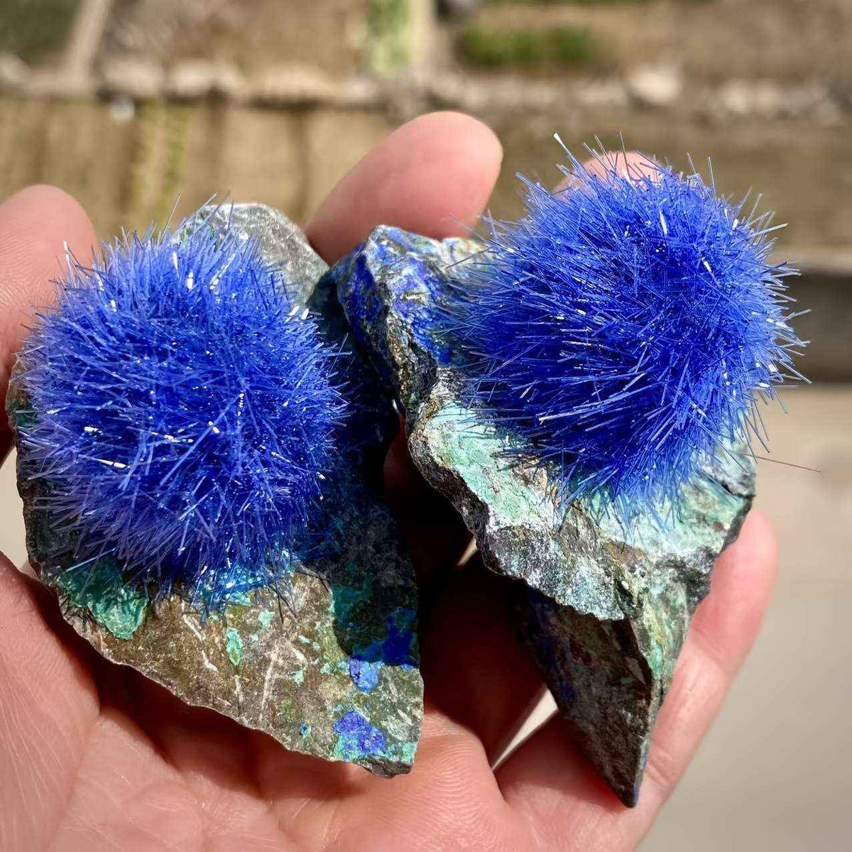 50-100g Rare Zeolite Blue Mineral Specimen | CrystalHola Wholesale