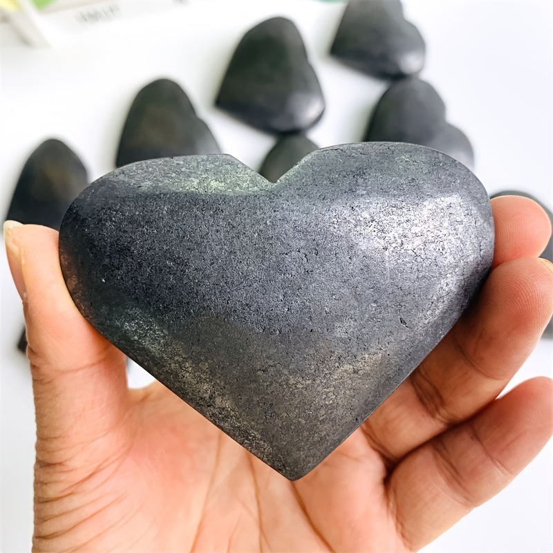 1.97 ” Natural Shungite Heart for CollectionAnd Gift Wholesale
