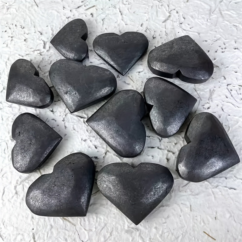 1.97 ” Natural Shungite Heart for CollectionAnd Gift Wholesale