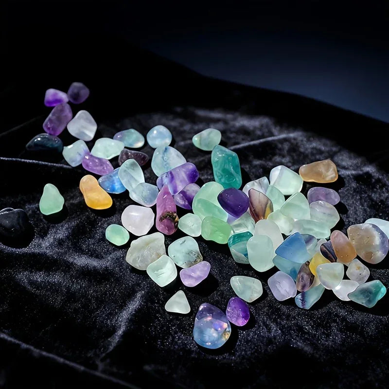 7-9mm Rainbow Fluorite Gravel|CrystalHola