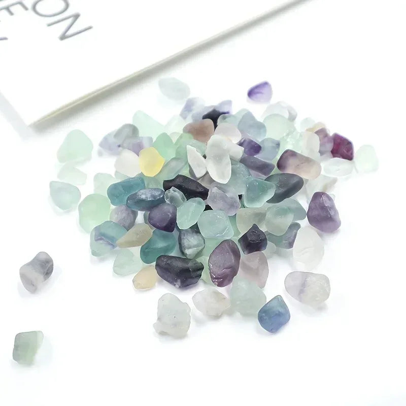 7-9mm Rainbow Fluorite Gravel|CrystalHola