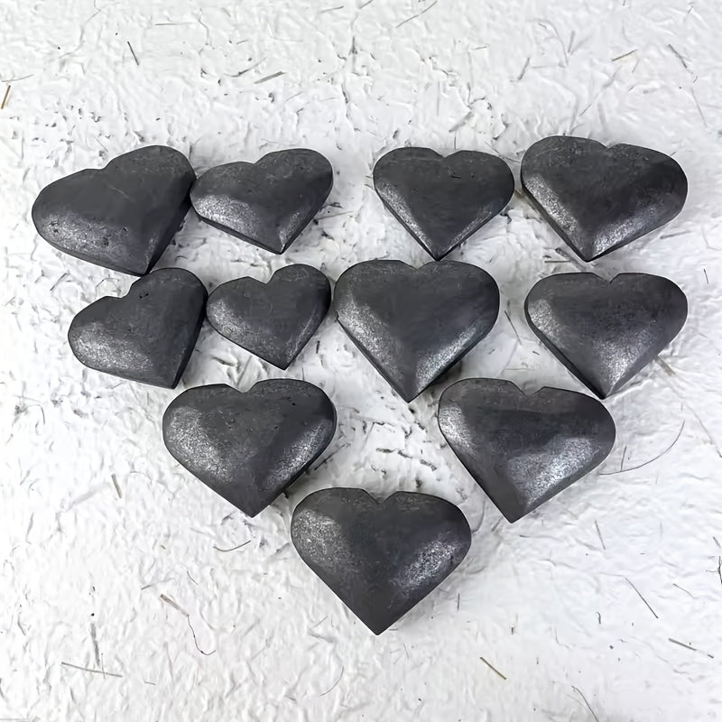 1.97 ” Natural Shungite Heart for CollectionAnd Gift Wholesale