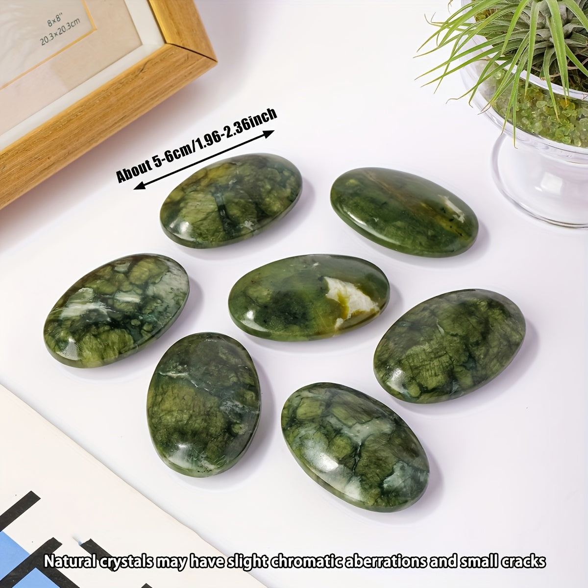 Natural Xiuyu Jasper Stone Palm Stone for Home Decor and Collection Bulk