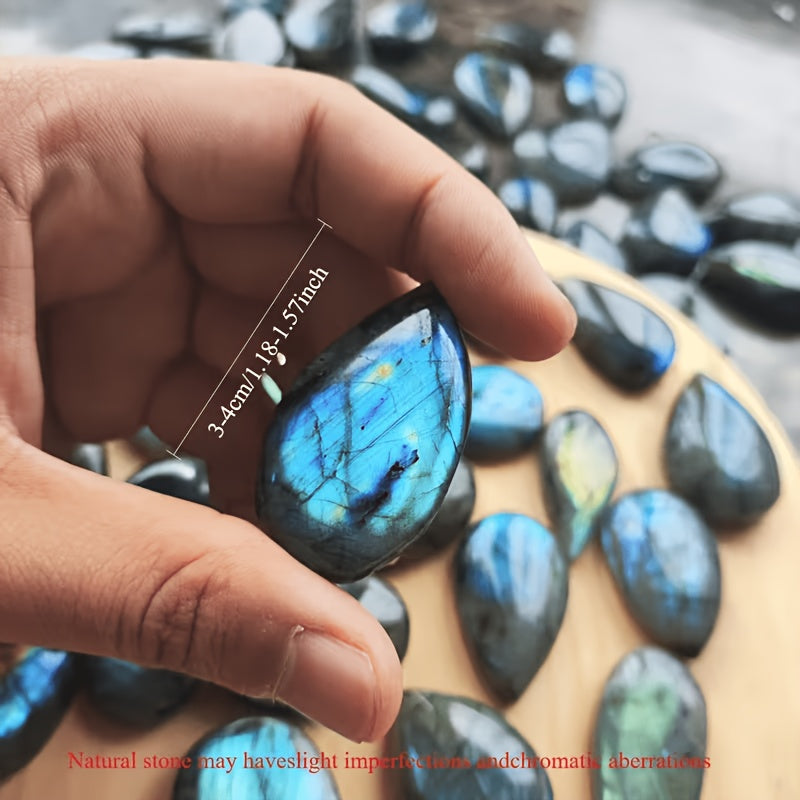 Natural Blue Labradorite Water Drop Shape for Jwelery Making