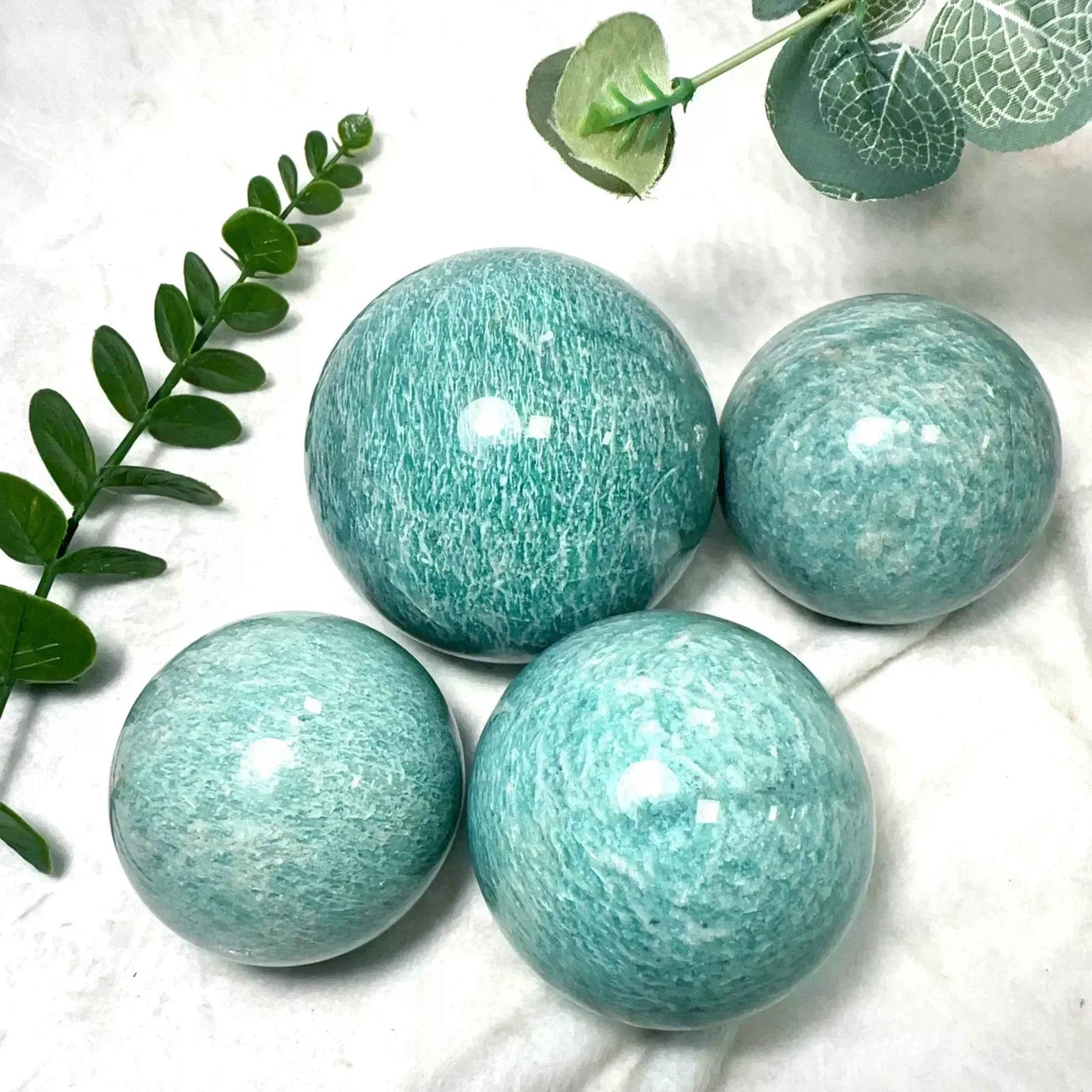 1.18-3.15in Amazonite Sphere|CrystalHola