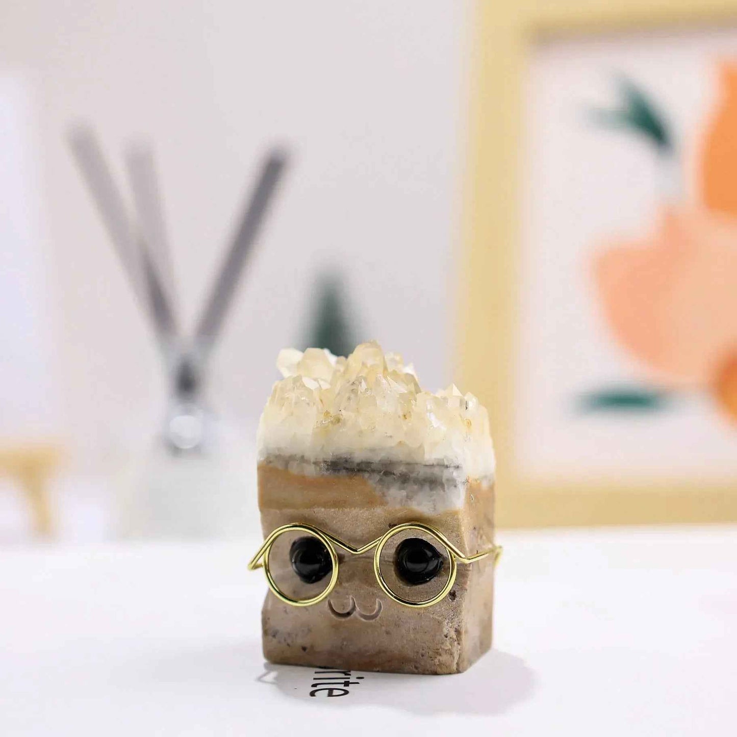 A hedgehog wearing glasses cluster