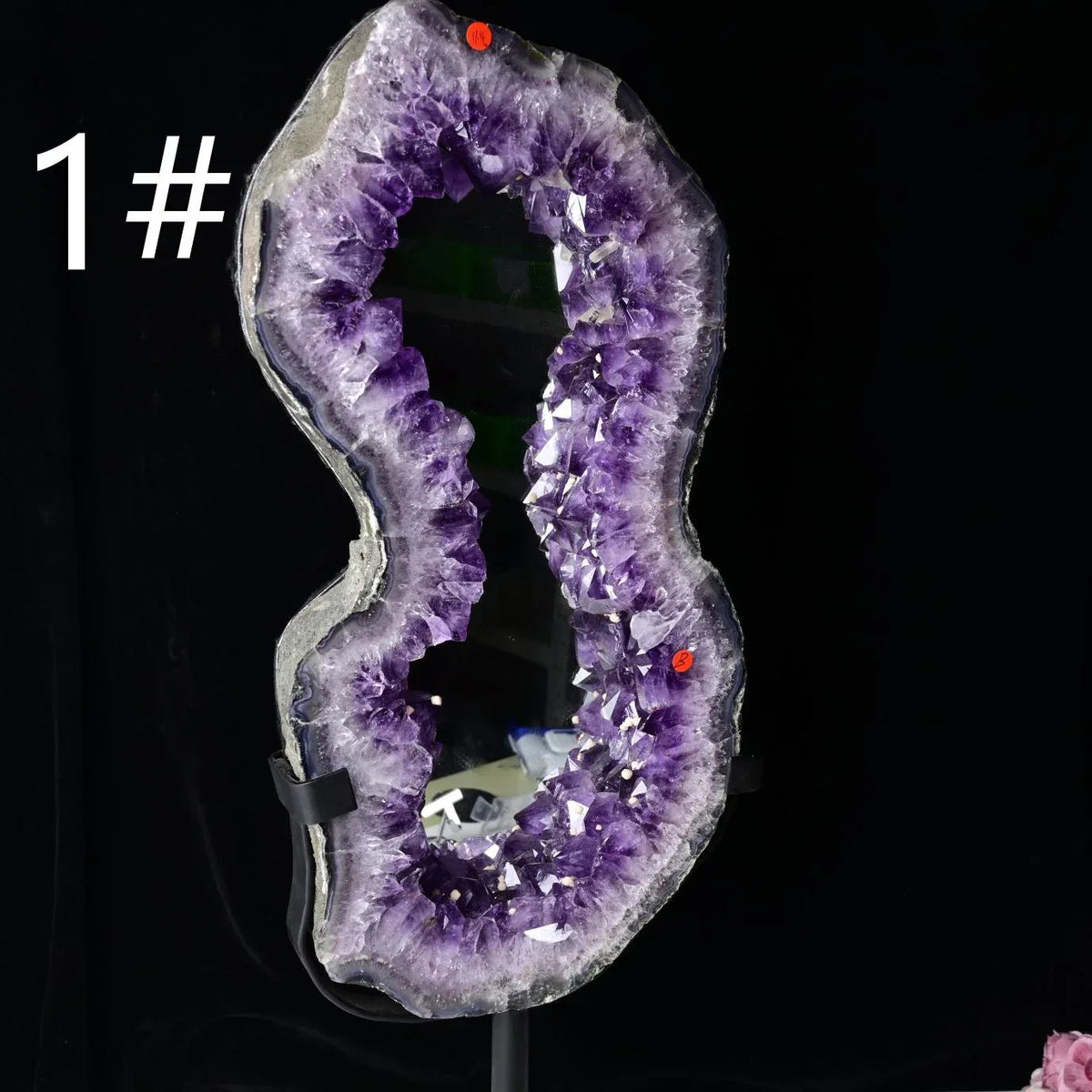 Amethyst Geode Mirror