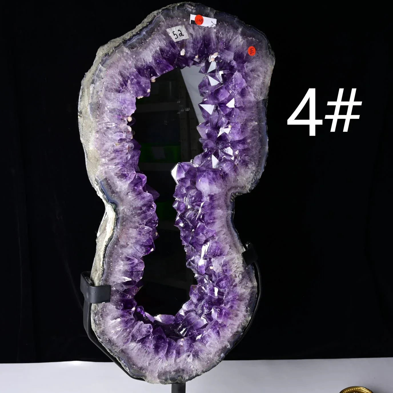 Amethyst Geode Mirror - CrystalHola