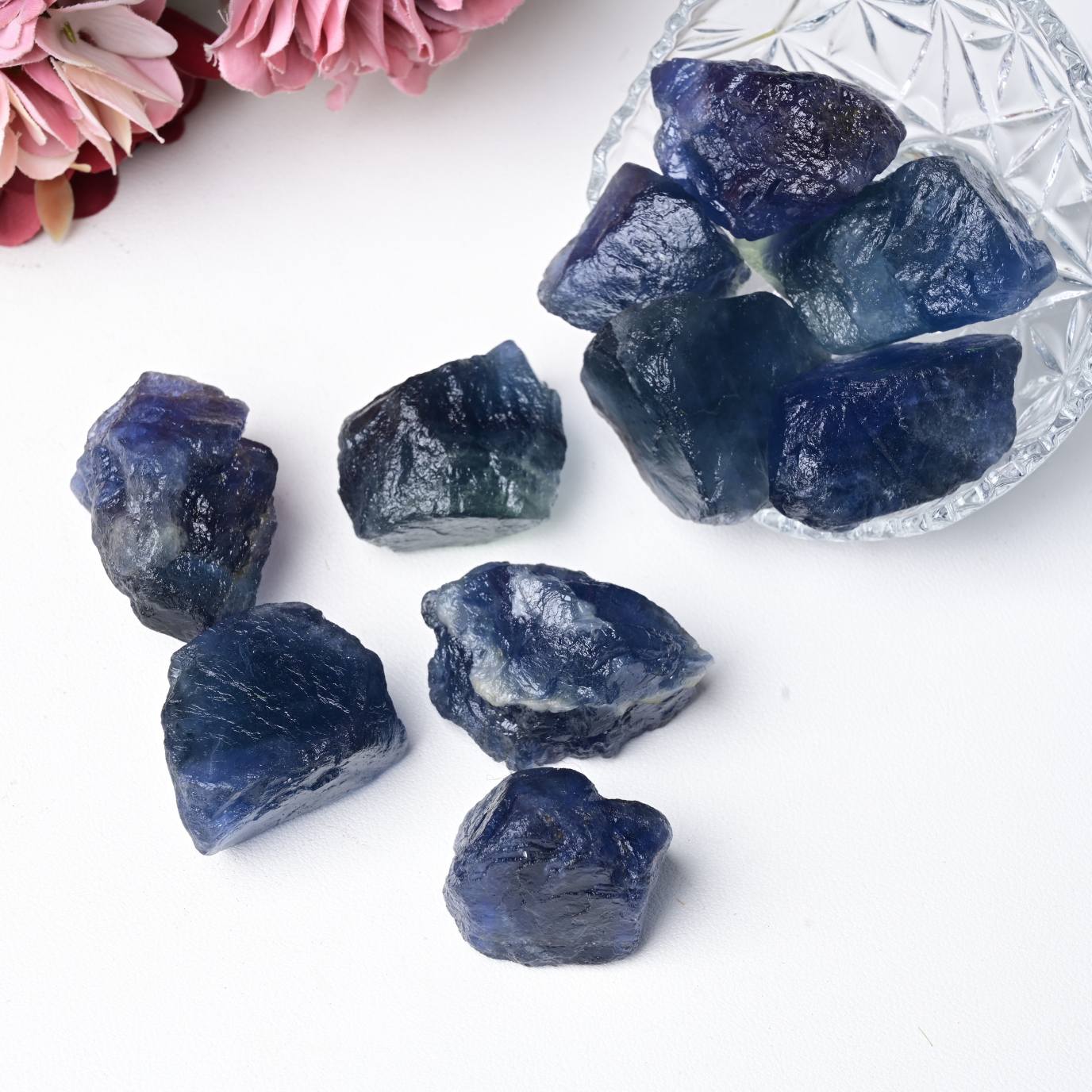 Blue Fluorite Raw Stone
