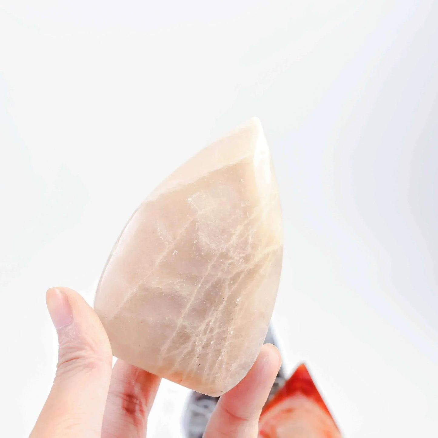 Blue Moonstone Drop Freeeform - CrystalHola