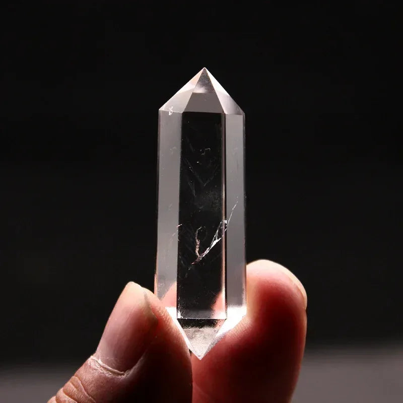 Clear Quartz Double Tower