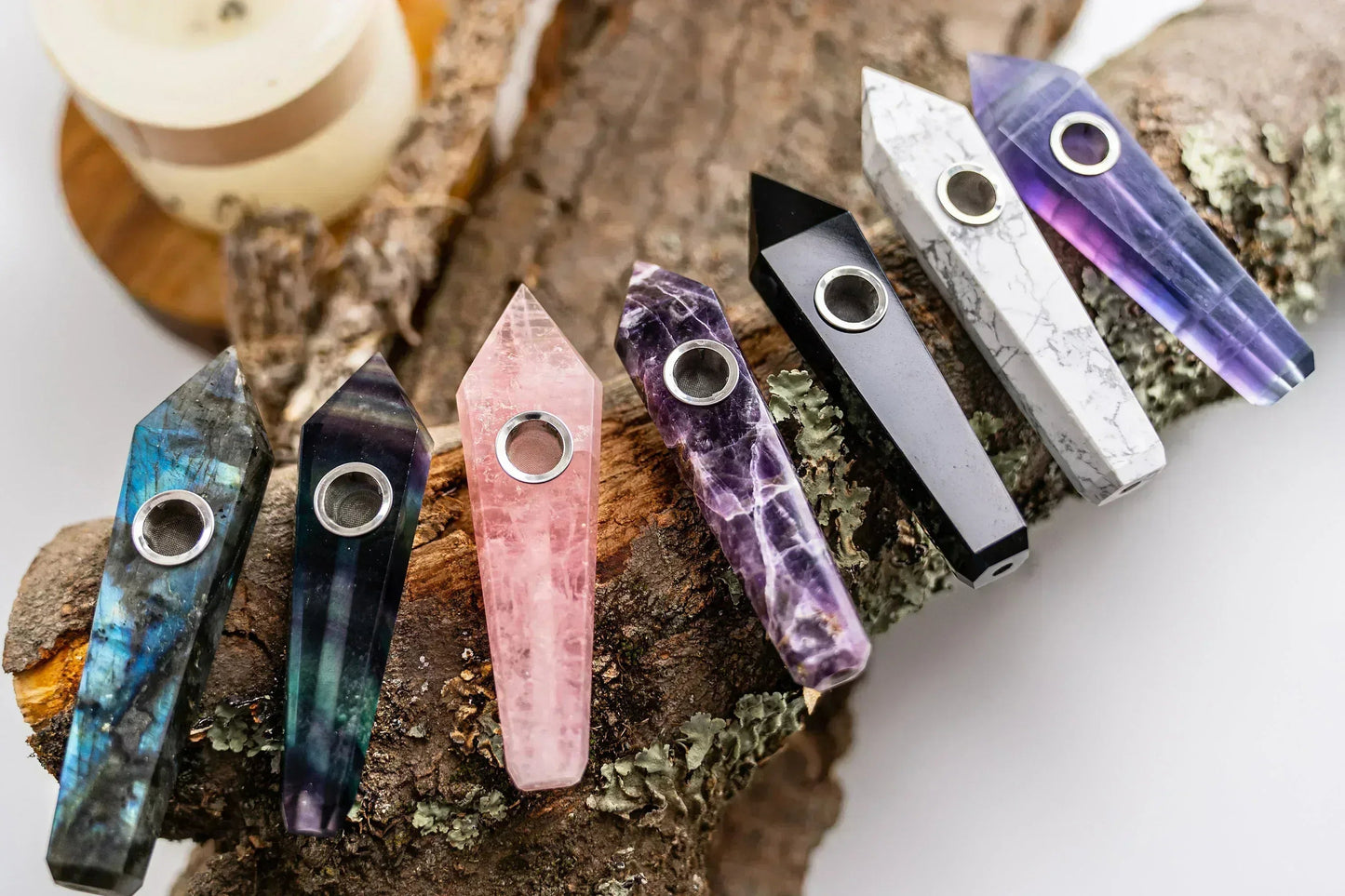 Crystal Pipe Carving