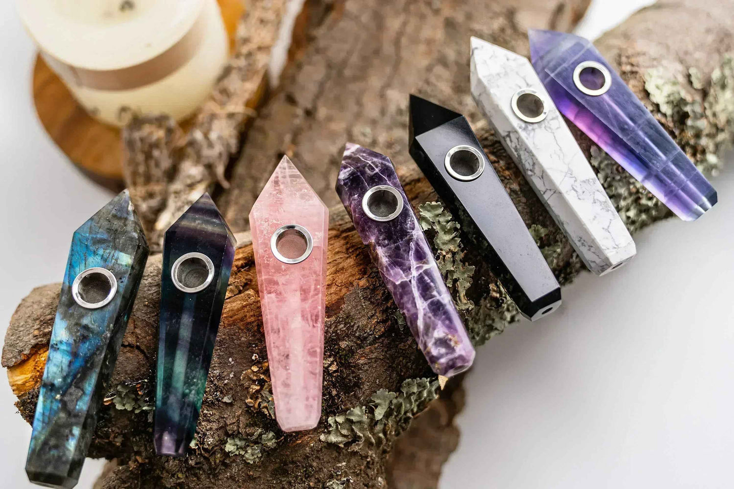 Crystal Pipe Carving