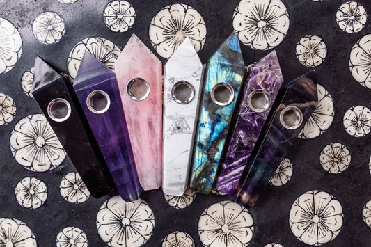 Crystal Pipe Carving