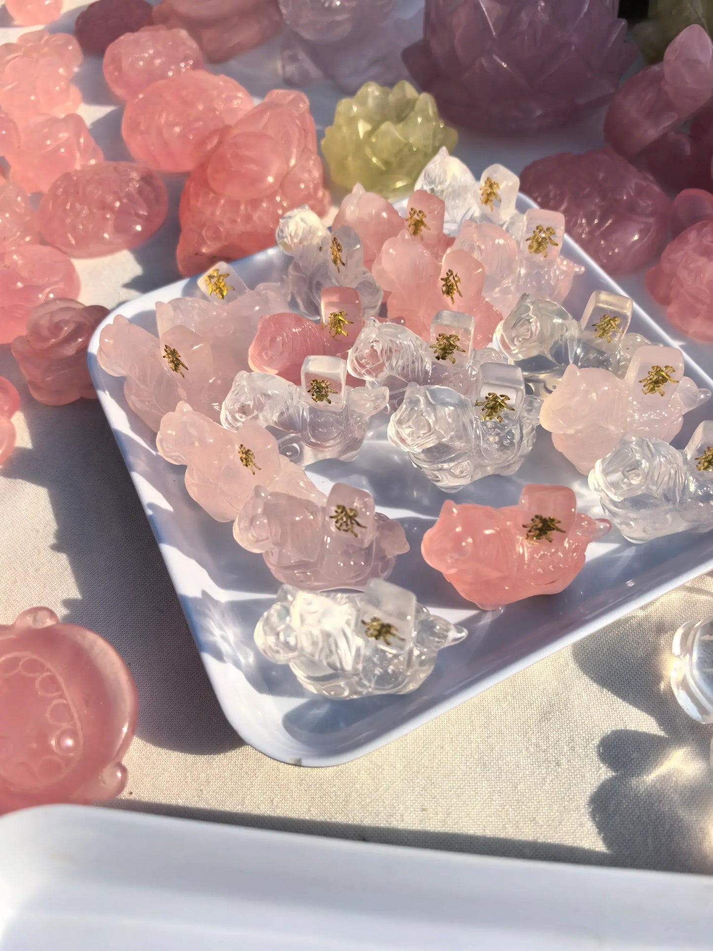 Crystal Horse Carving Via Money - CrystalHola