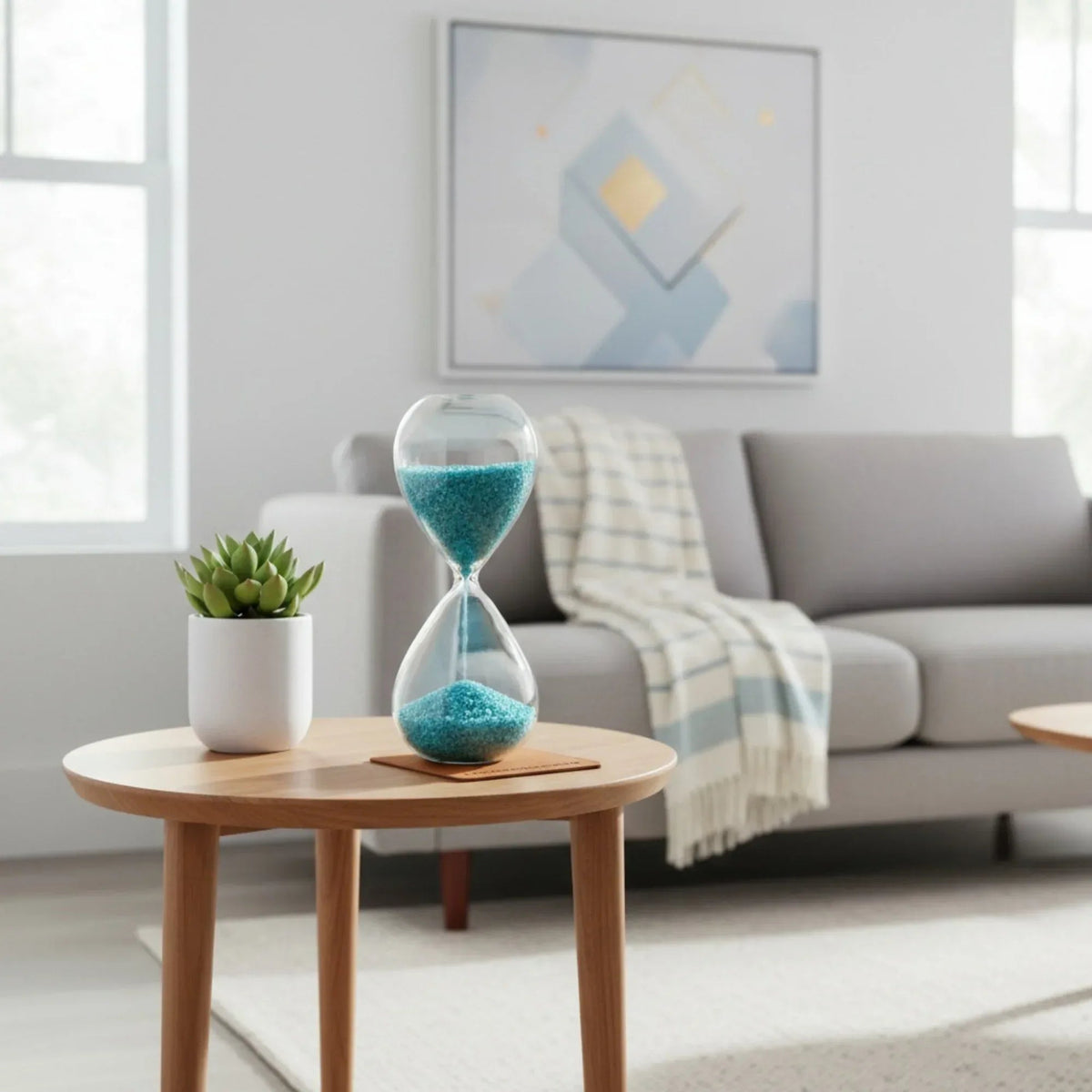 Crystal hourglass