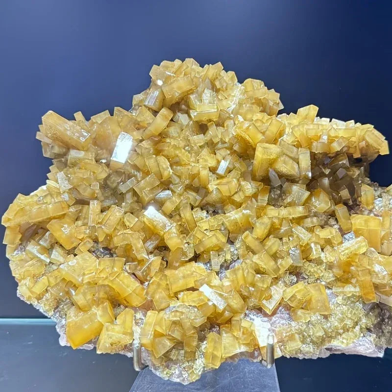 60-480g Golden Barite Mineral|CrystalHola