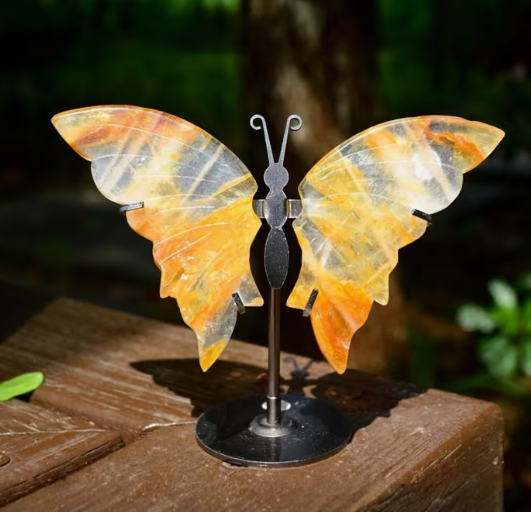Multi Material Butterfly Wing Carving