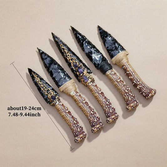 Crystal Dagger Knife Carving - CrystalHola