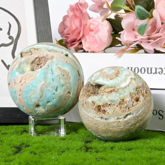 Hemimorphite sphere