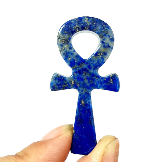 1.57in Lapis Lazuli Ankh Caving|CrystalHola