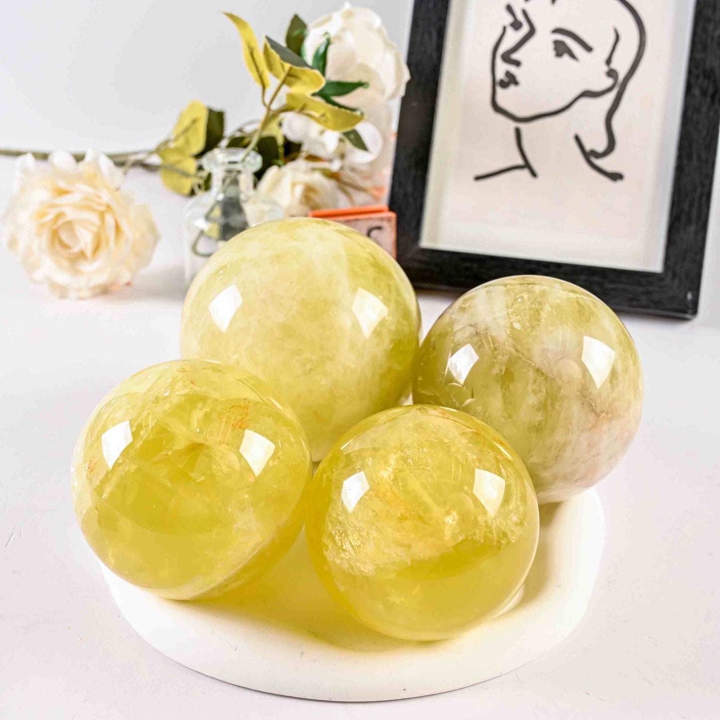 Lemon Citrine Sphere