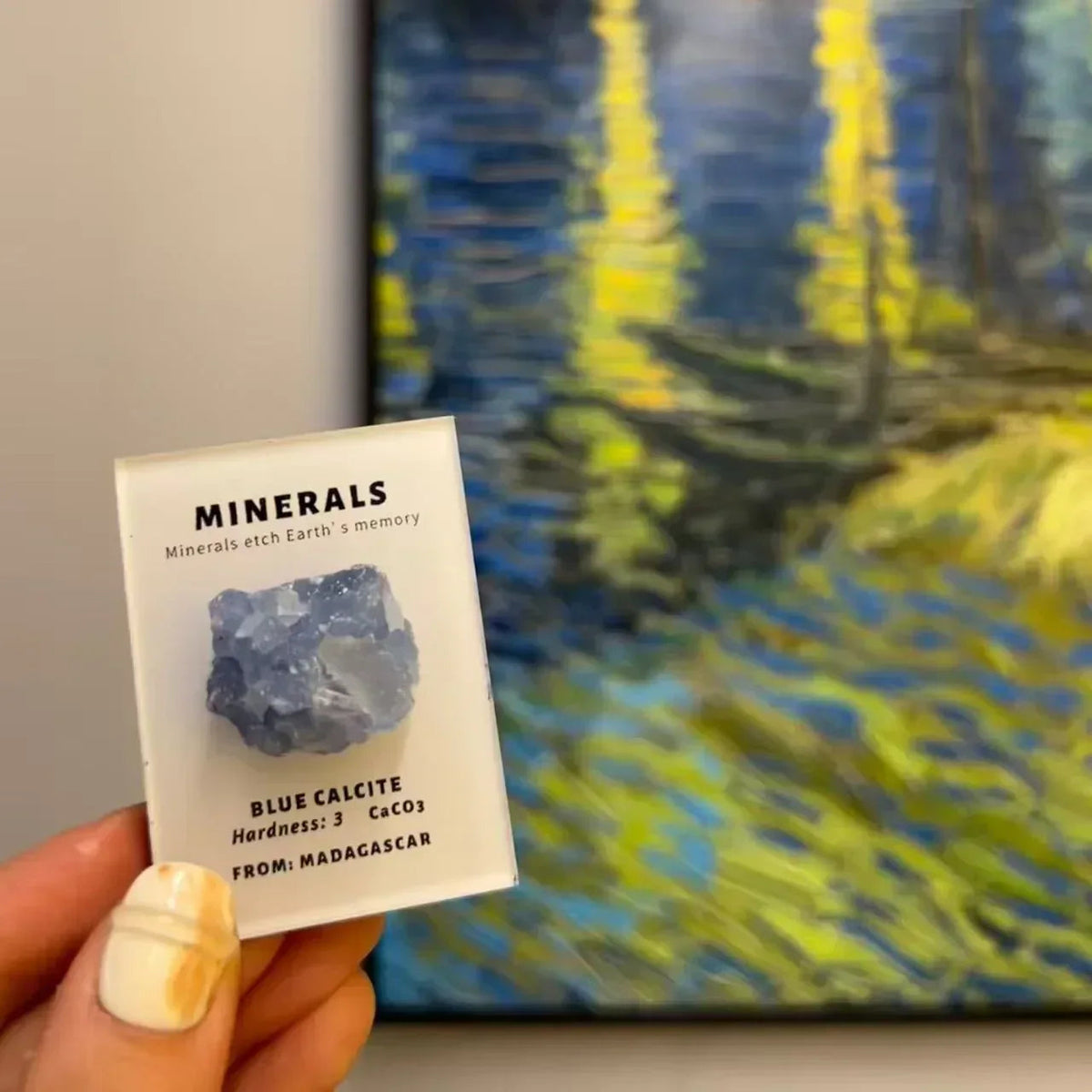 Mineral specimen refrigerator magnet
