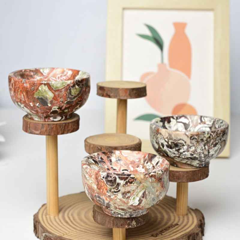 Natural Money Agate Bowl |Crystal Wholesale