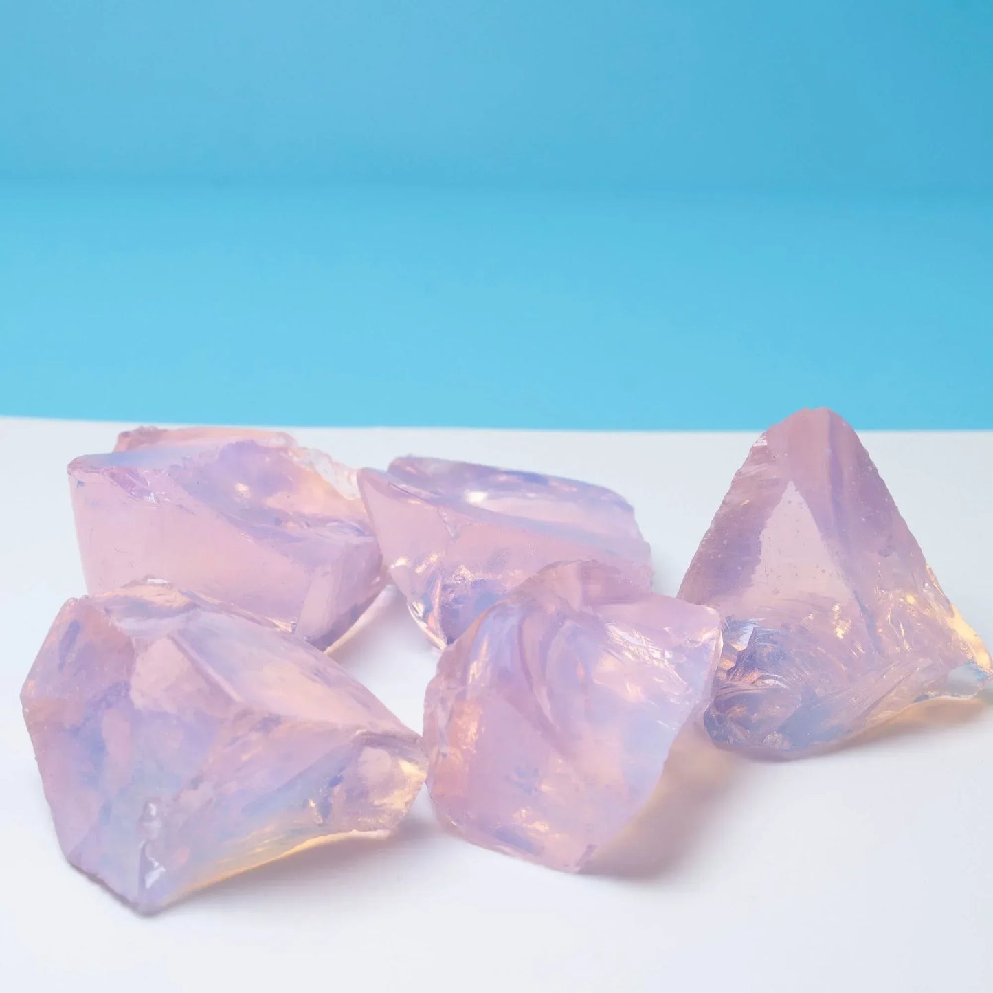 Pink Opalite Raw Stone - CrystalHola