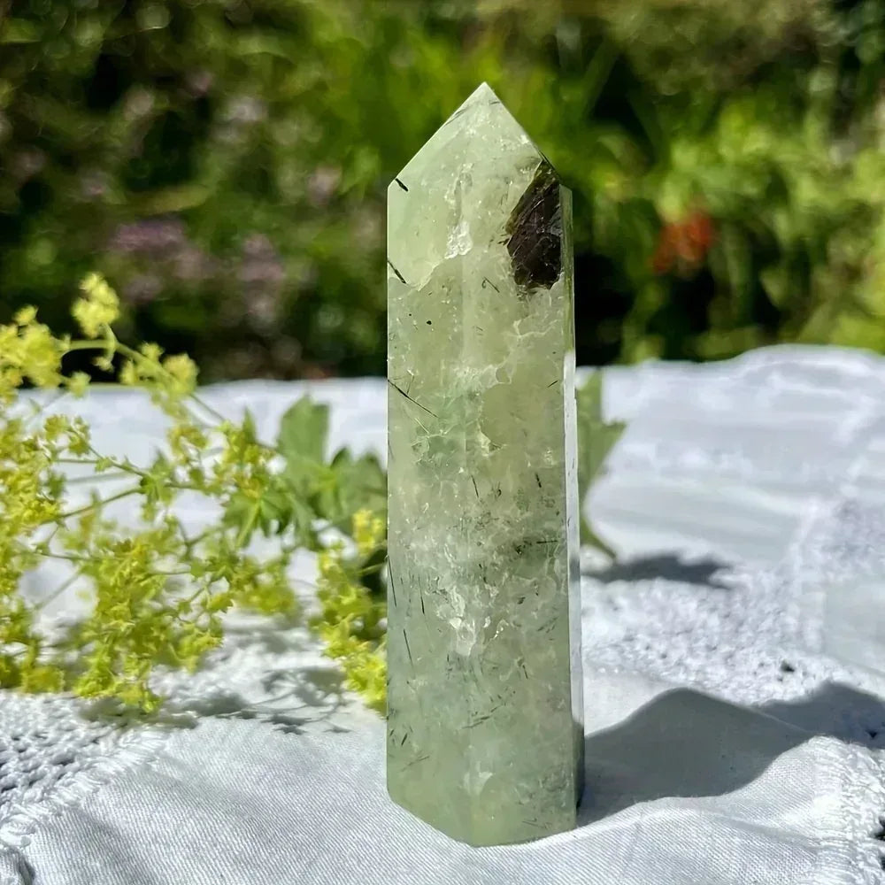 Prehnite Crystal Tower