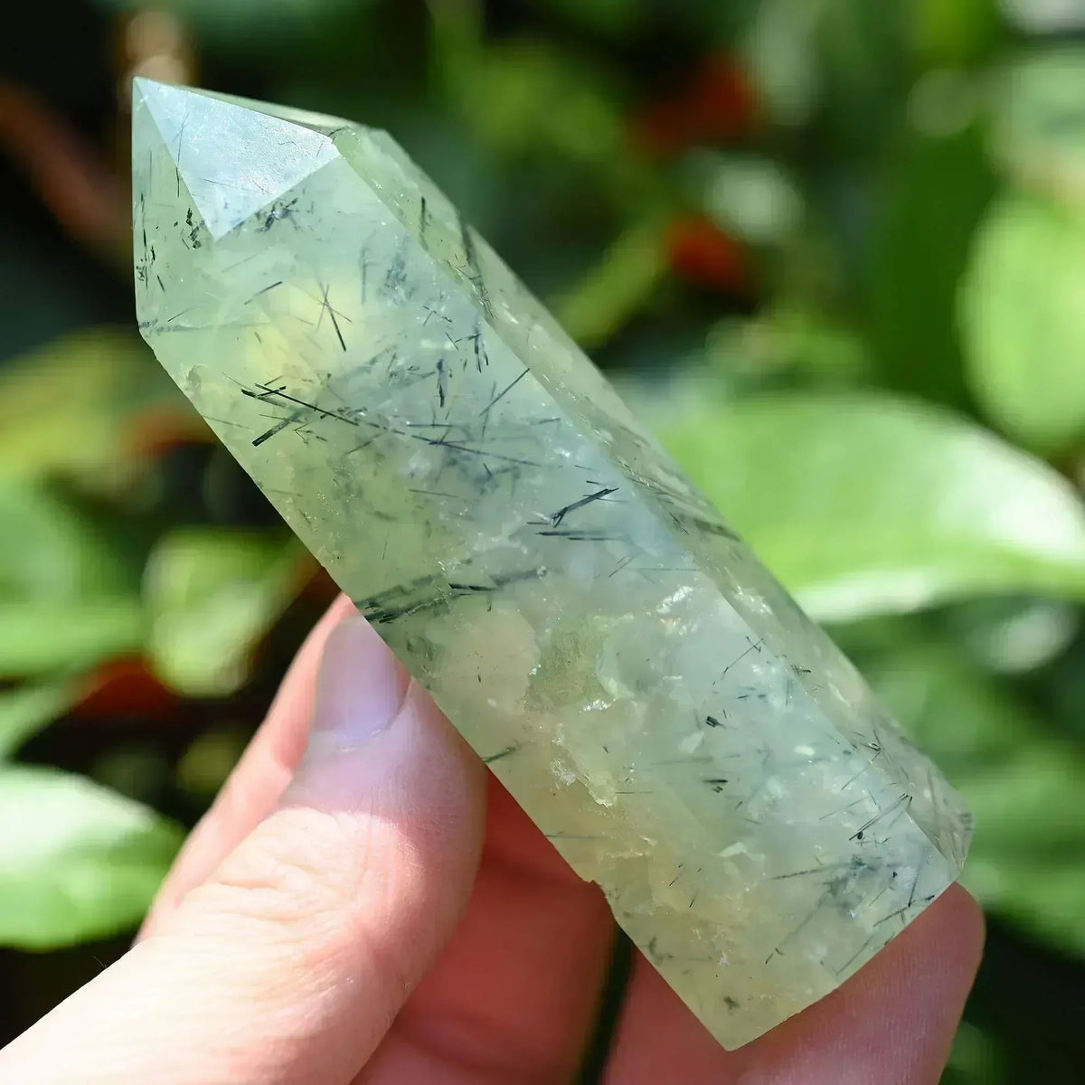 Prehnite Crystal Tower