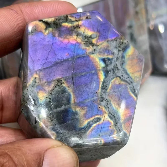 Flashy Labradorite Freeform Ornament - CrystalHola