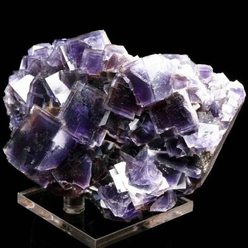 Purple Fluorite Mineral