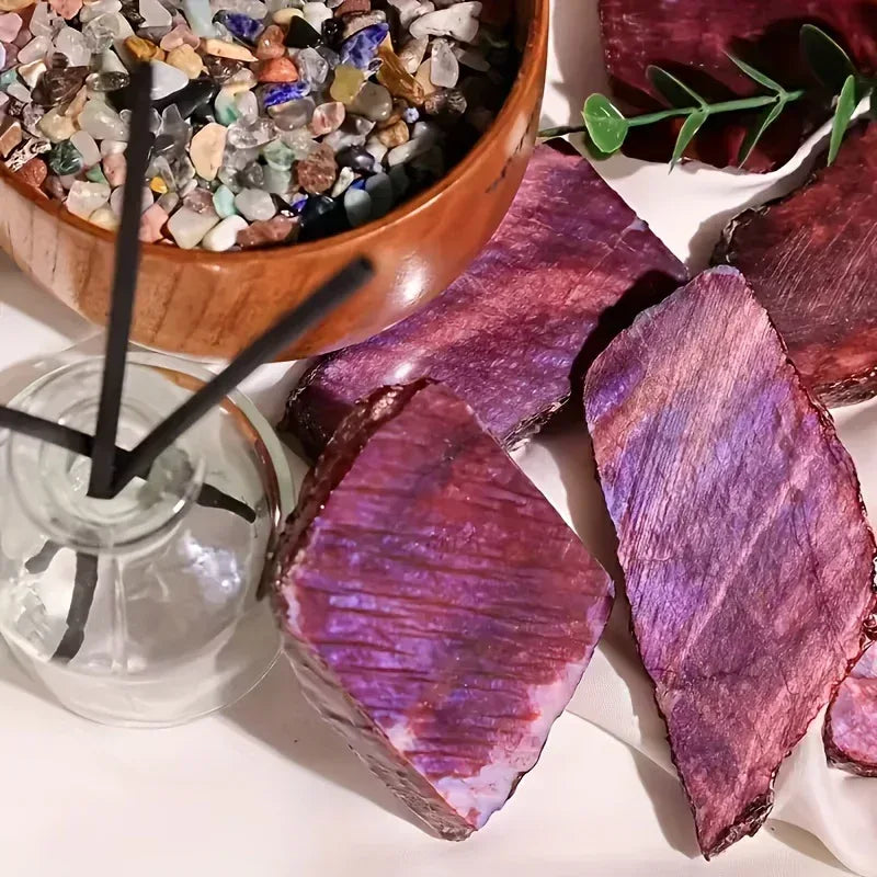 50-500g Red Moonstone Slab|CrystalHola
